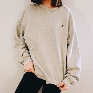 90s distressed vintage champion pullover